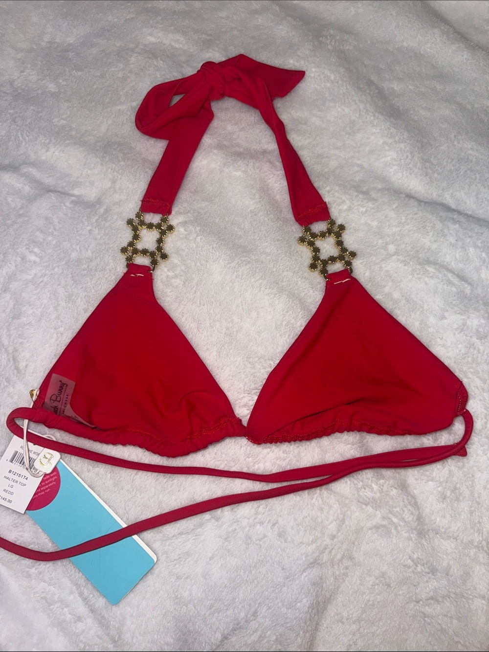 Beach Bunny Red Bikini Top - Picture 2 of 4